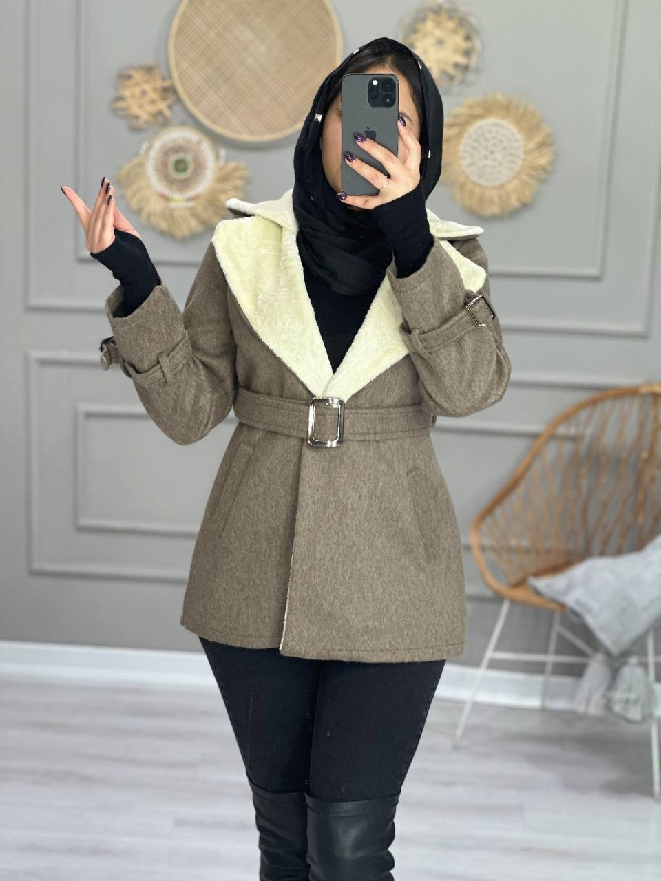 1031-پالتو فوتر هاله