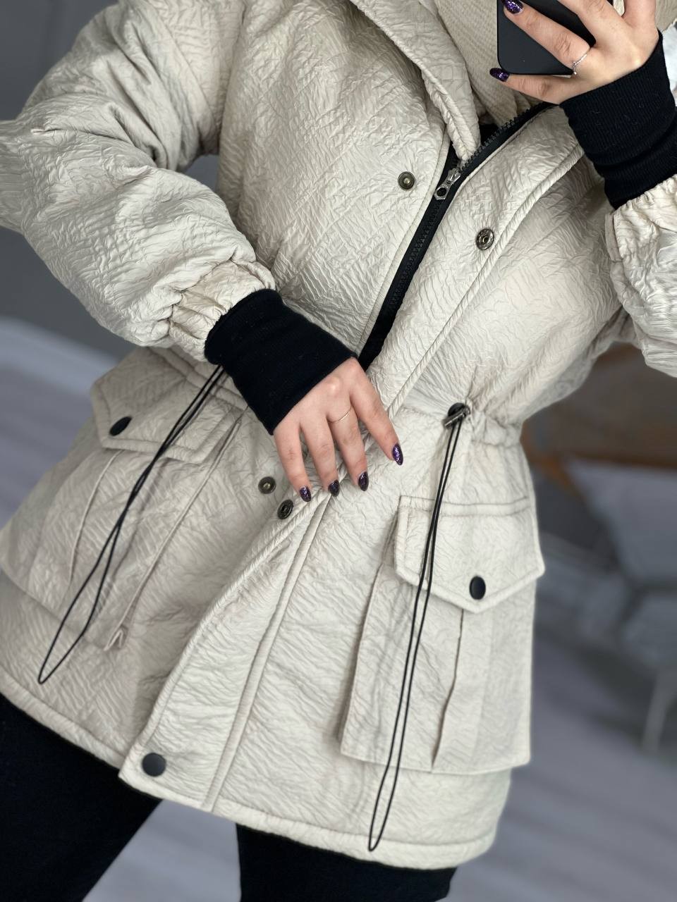 1039- کاپشن سیلیکونی پرادا