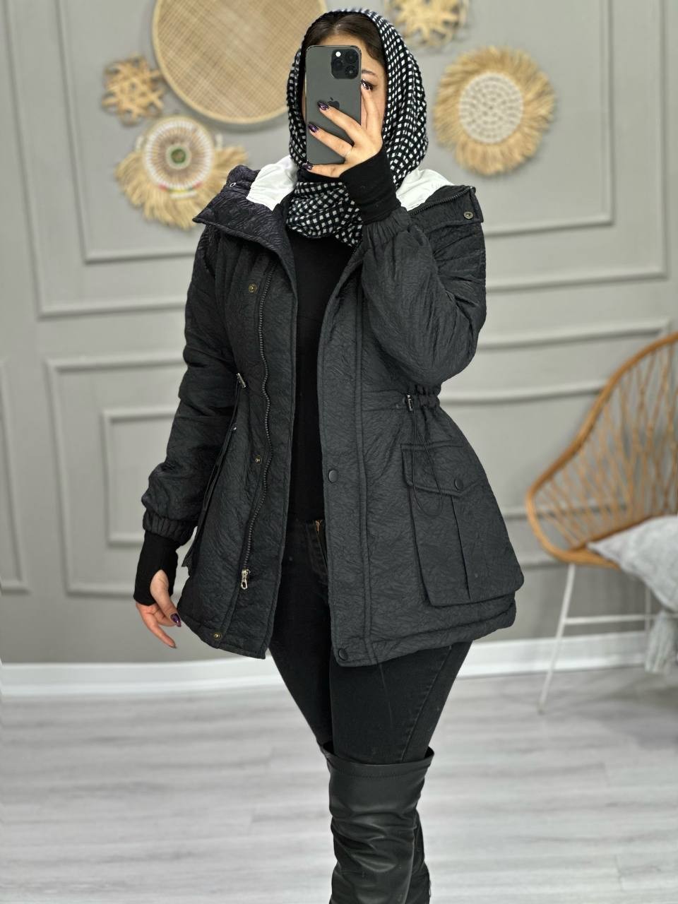 1039- کاپشن سیلیکونی پرادا