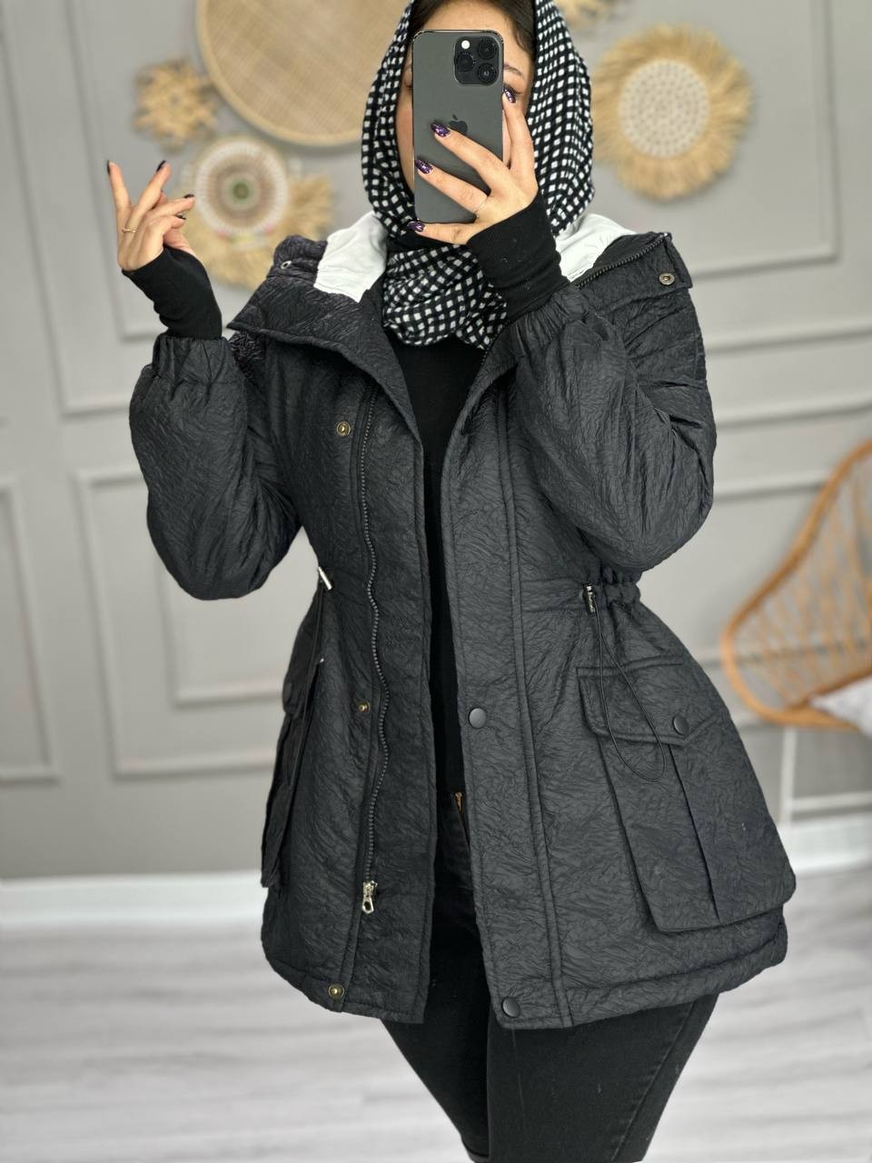 1039- کاپشن سیلیکونی پرادا