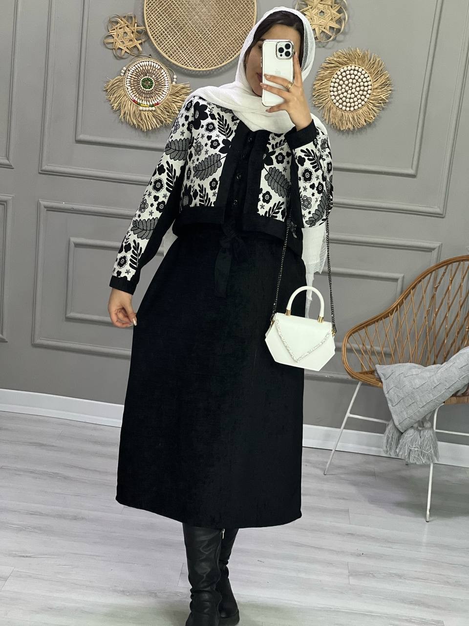 1005- ست کت و پیراهن یلدا