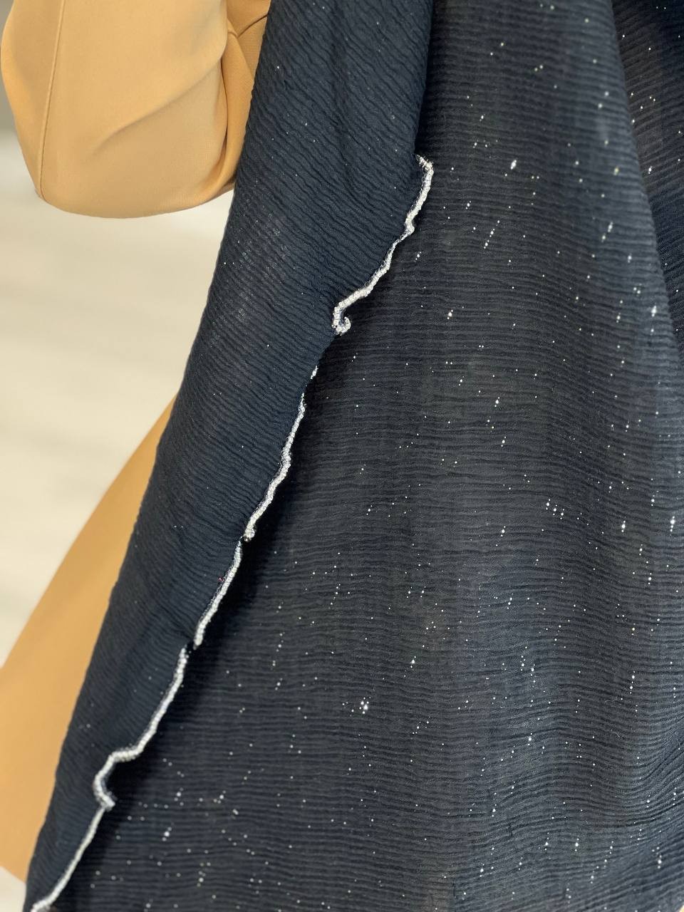 0215-شال مشکی پرنسا