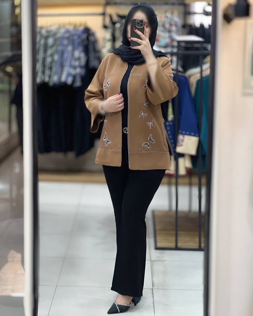 1090- کت مزونی پروانه