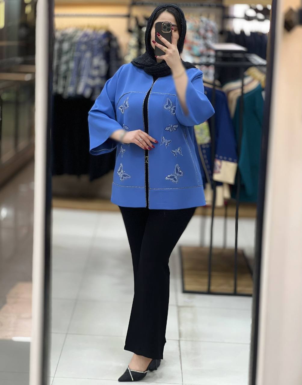 1090- کت مزونی پروانه