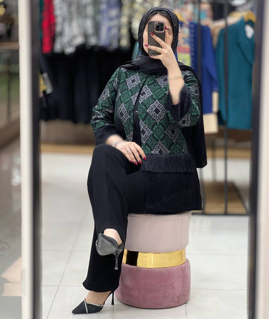 1084- مانتو مزونی گلدخت