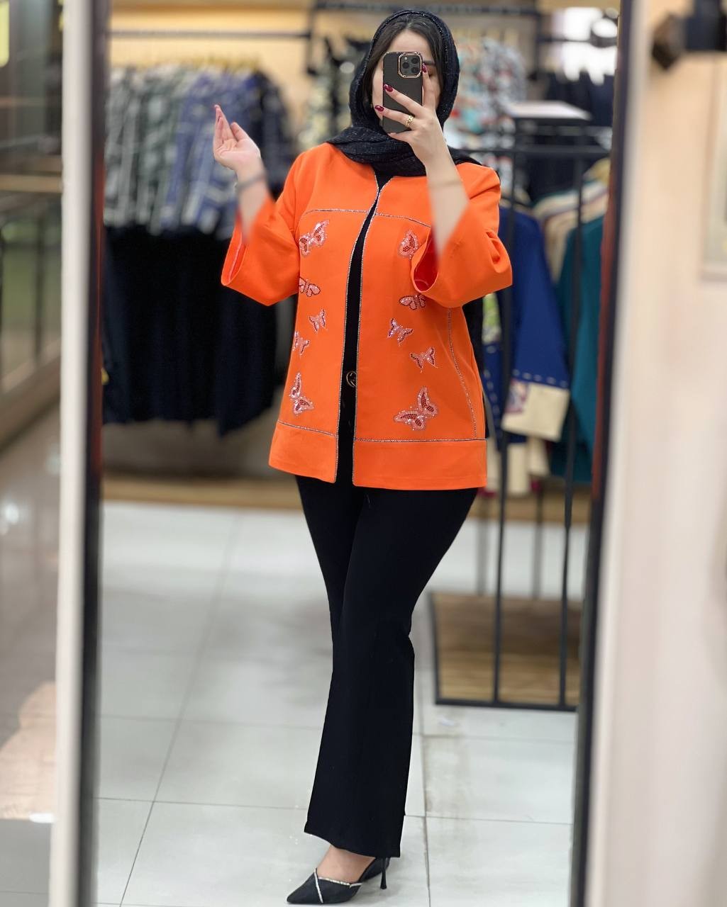 1090- کت مزونی پروانه