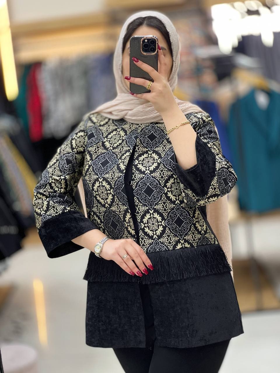 1084- مانتو مزونی گلدخت