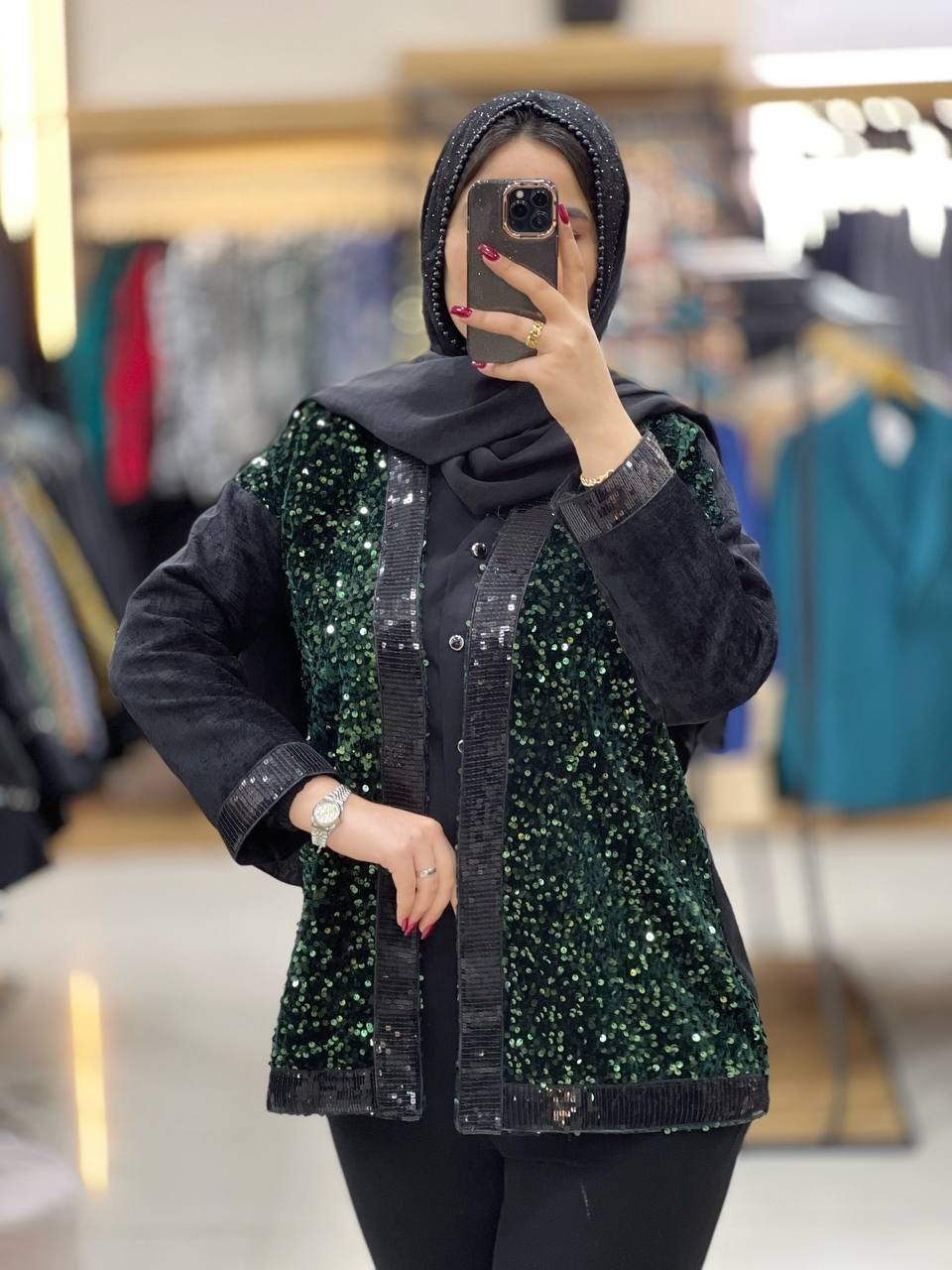 1085-کت مزونی پولکی