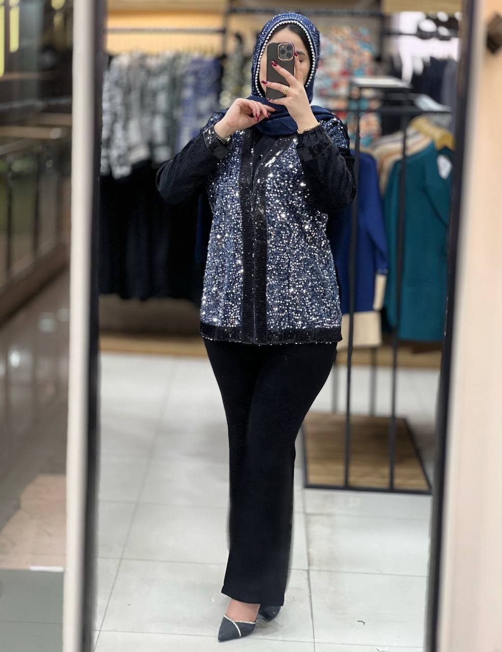 1085-کت مزونی پولکی