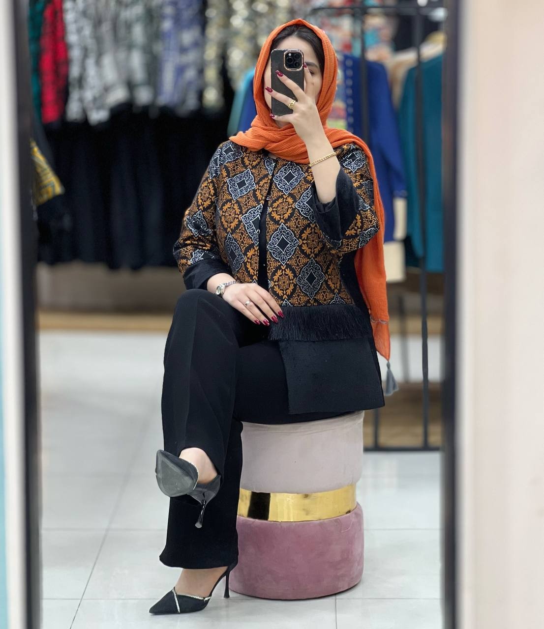 1084- مانتو مزونی گلدخت