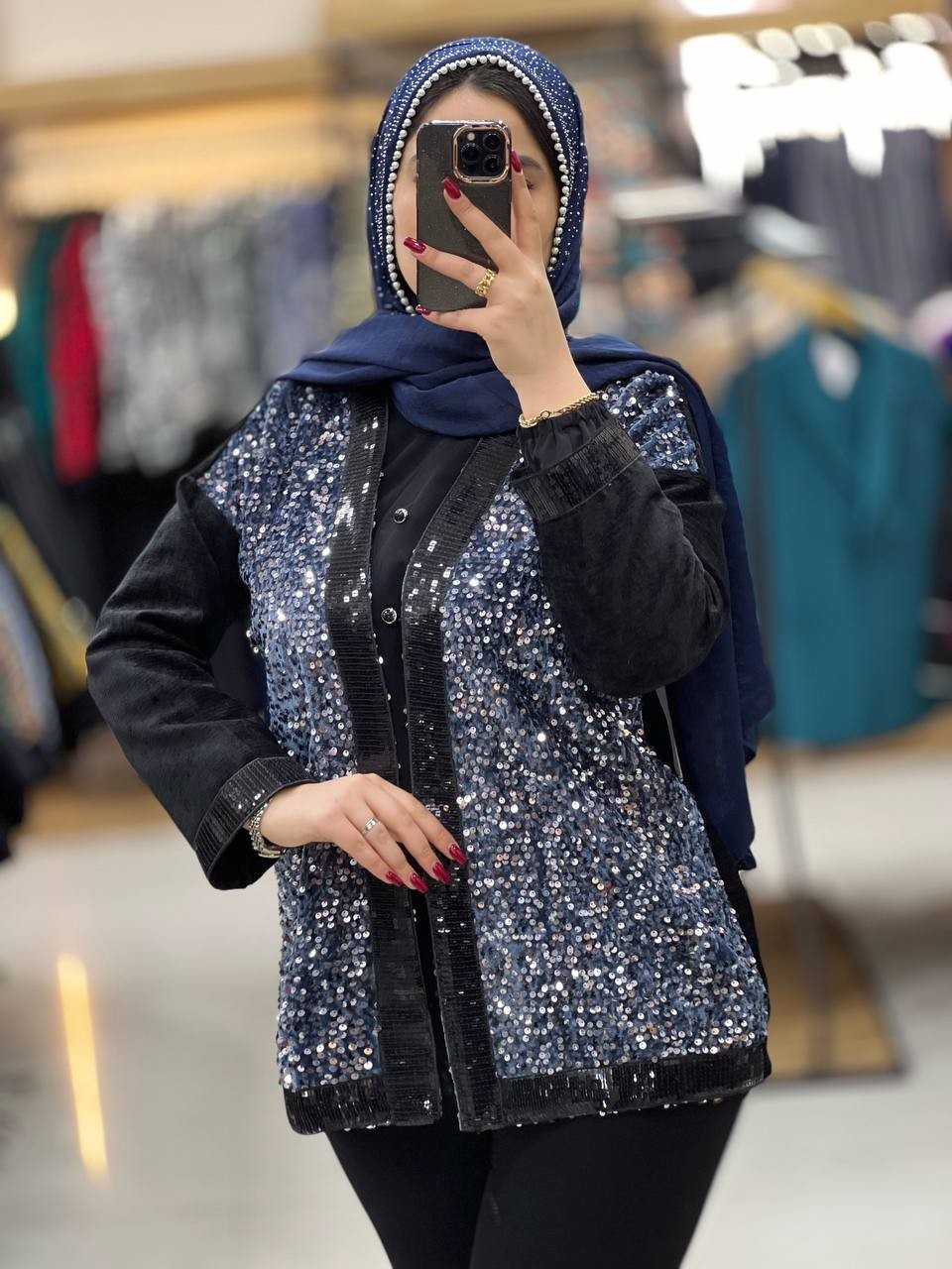 1085-کت مزونی پولکی