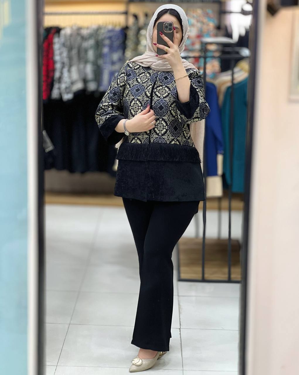 1084- مانتو مزونی گلدخت