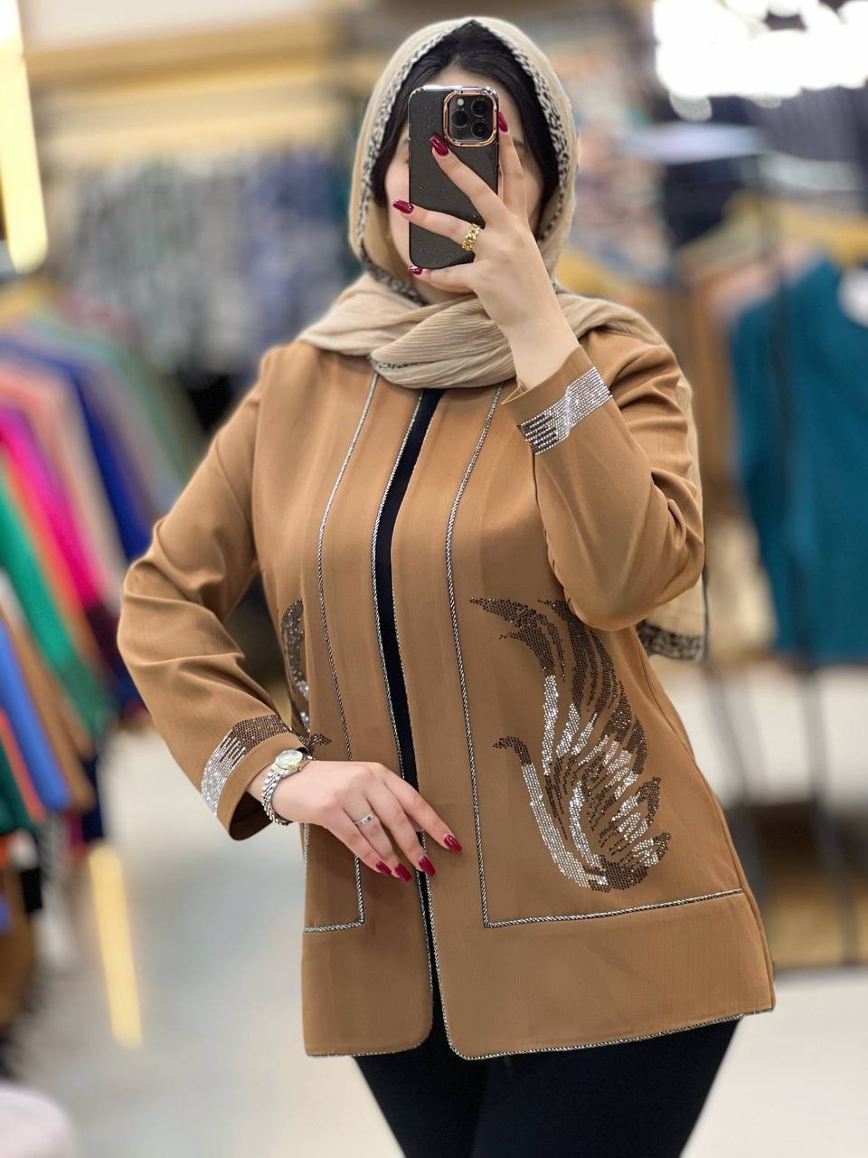 1083- مانتو مزونی ماهرو