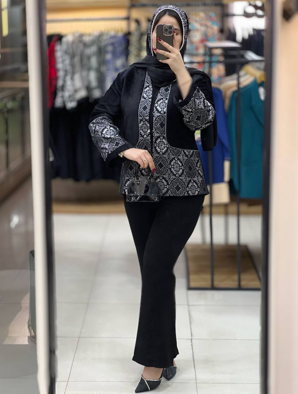 1094-مانتو مزونی گلشیفته