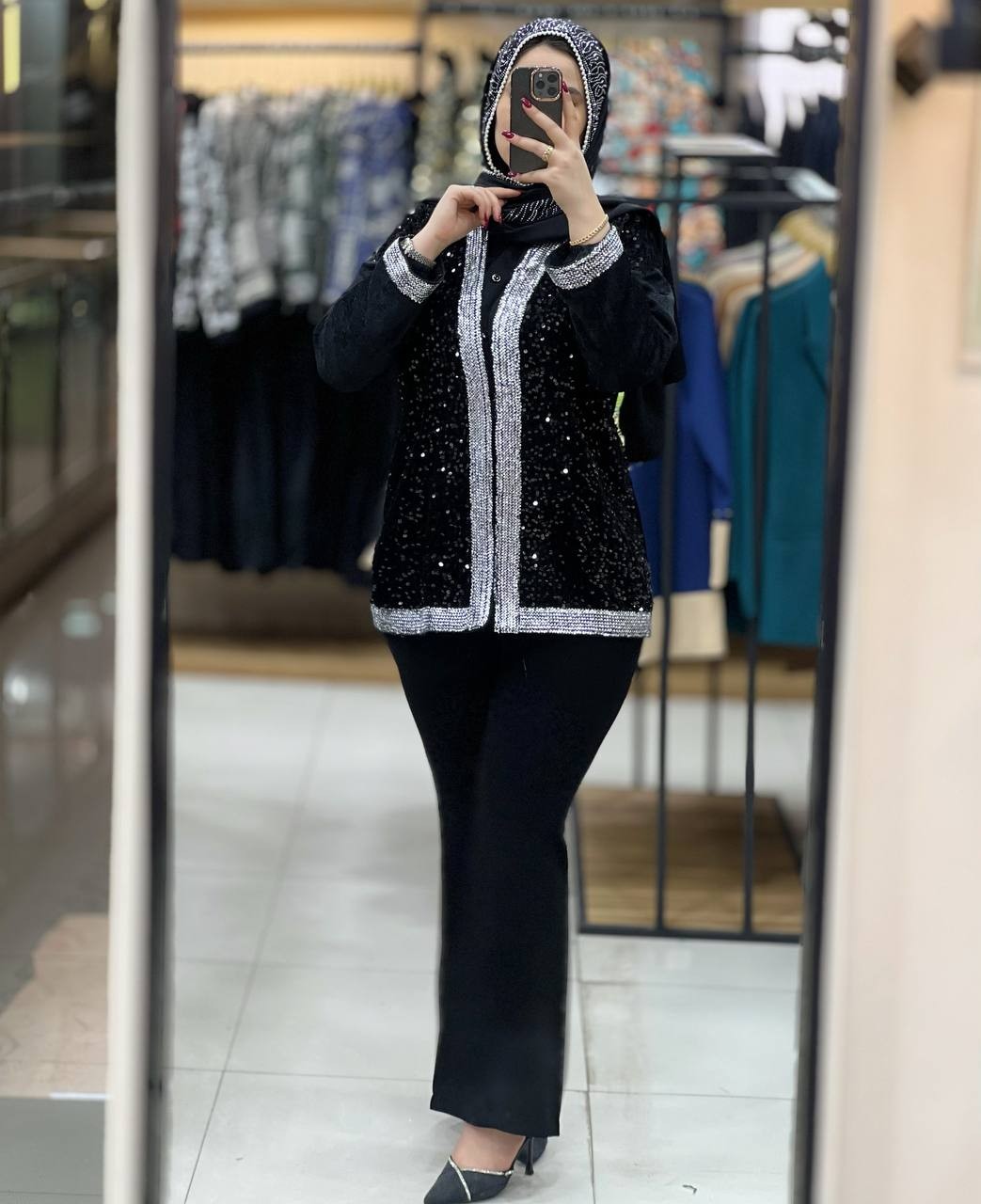 1085-کت مزونی پولکی