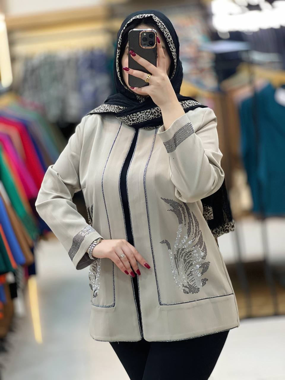 1083- مانتو مزونی ماهرو