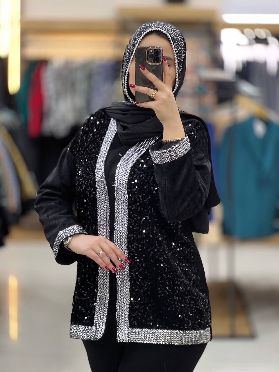 1085-کت مزونی پولکی