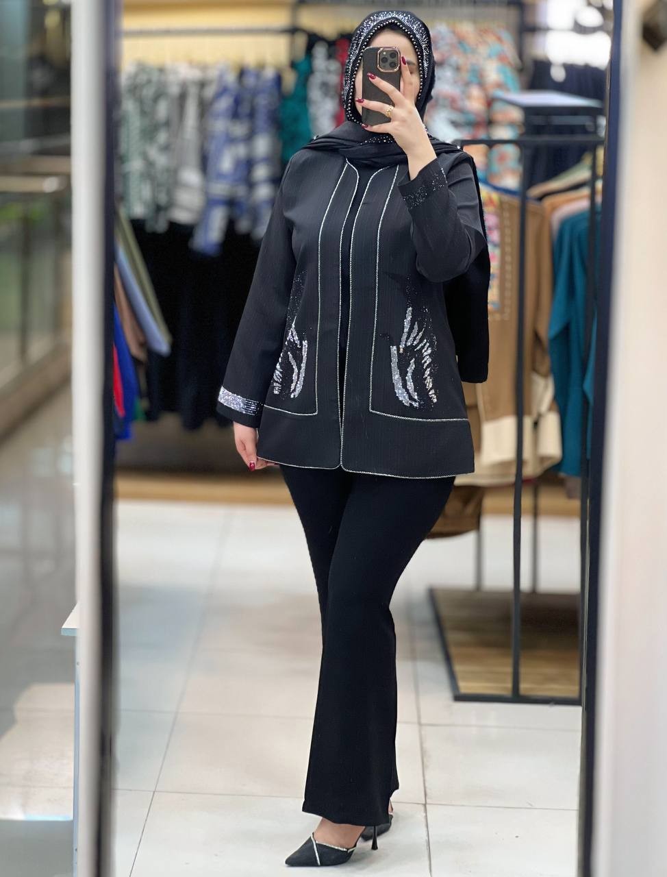 1083- مانتو مزونی ماهرو