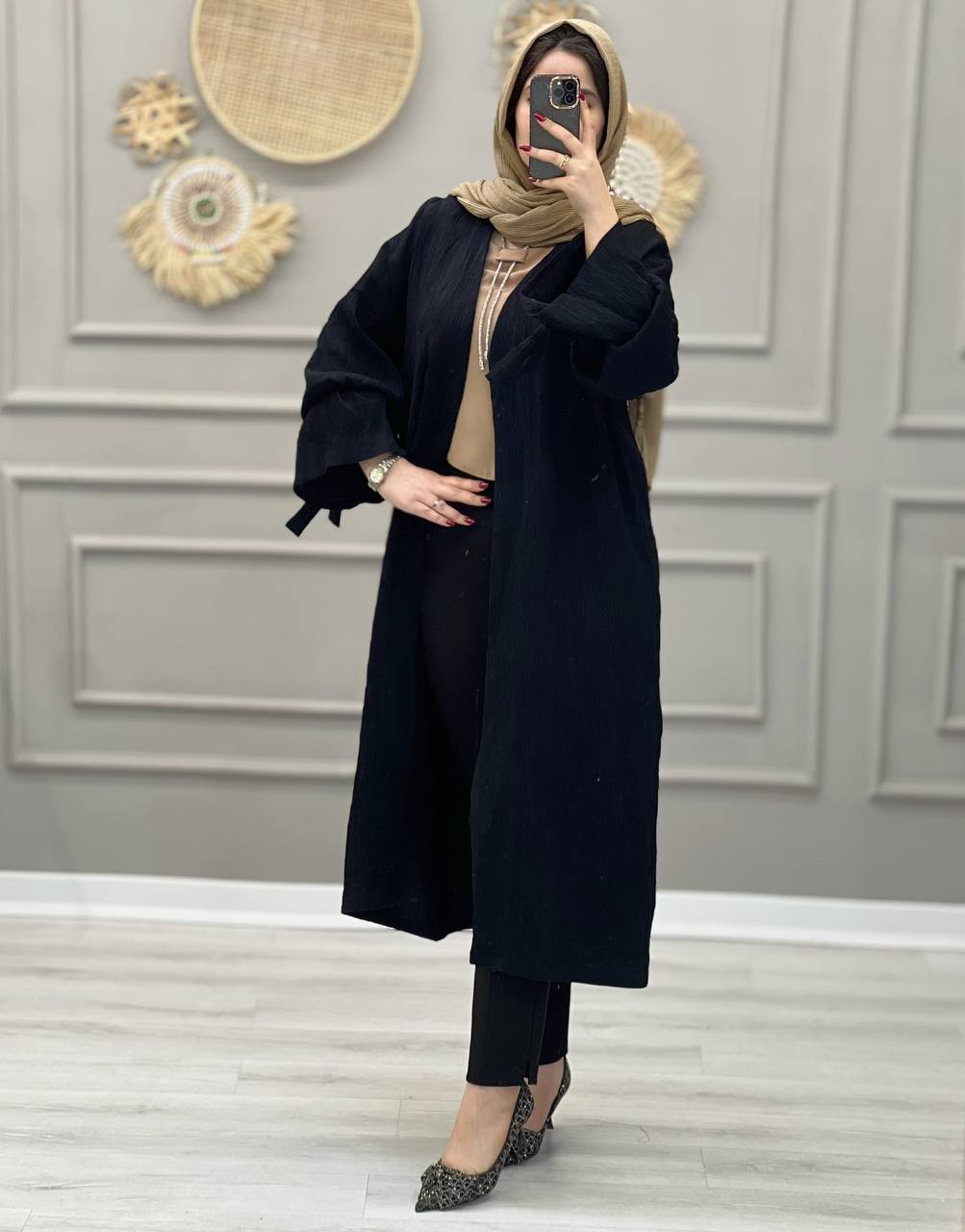 1091- مانتو مزونی نیلی