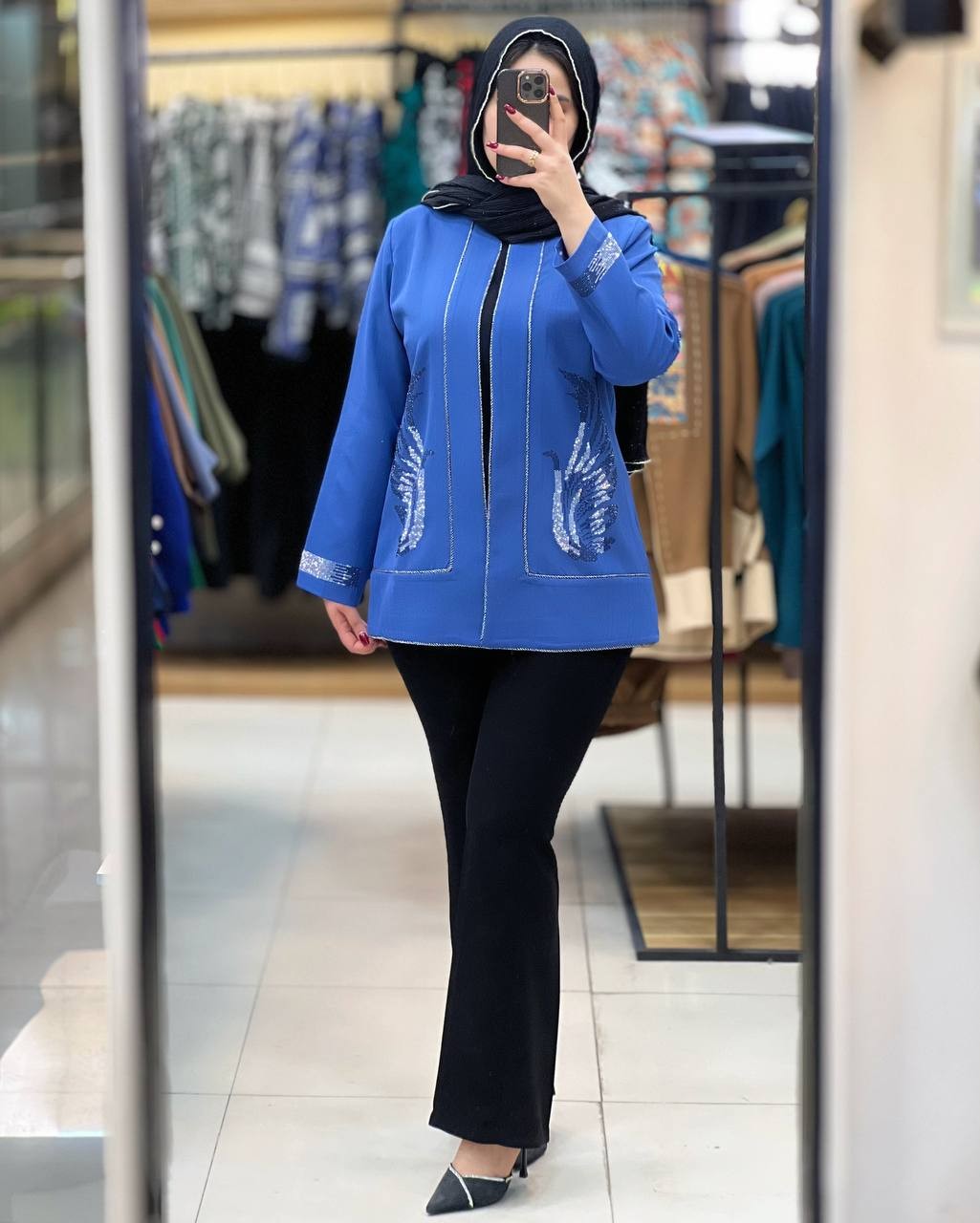 1083- مانتو مزونی ماهرو