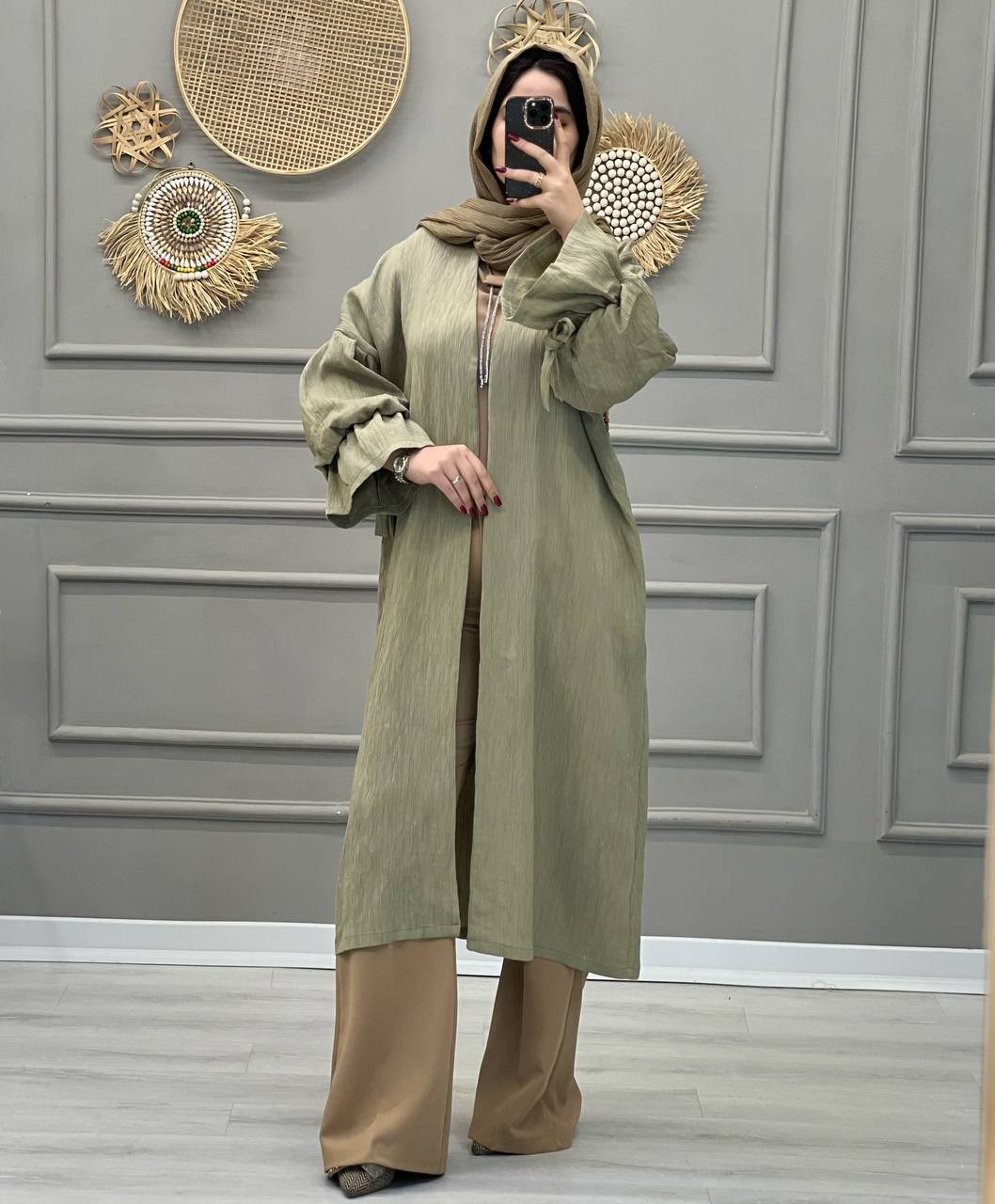 1091- مانتو مزونی نیلی