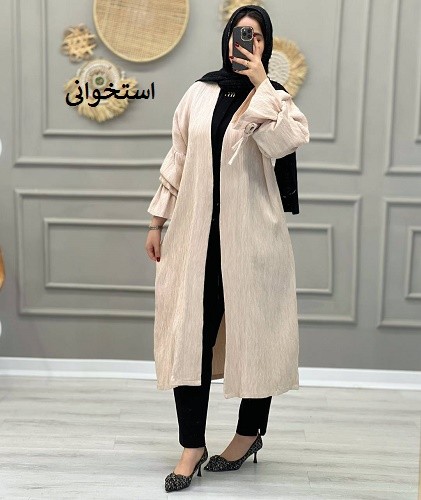 1091- مانتو مزونی نیلی