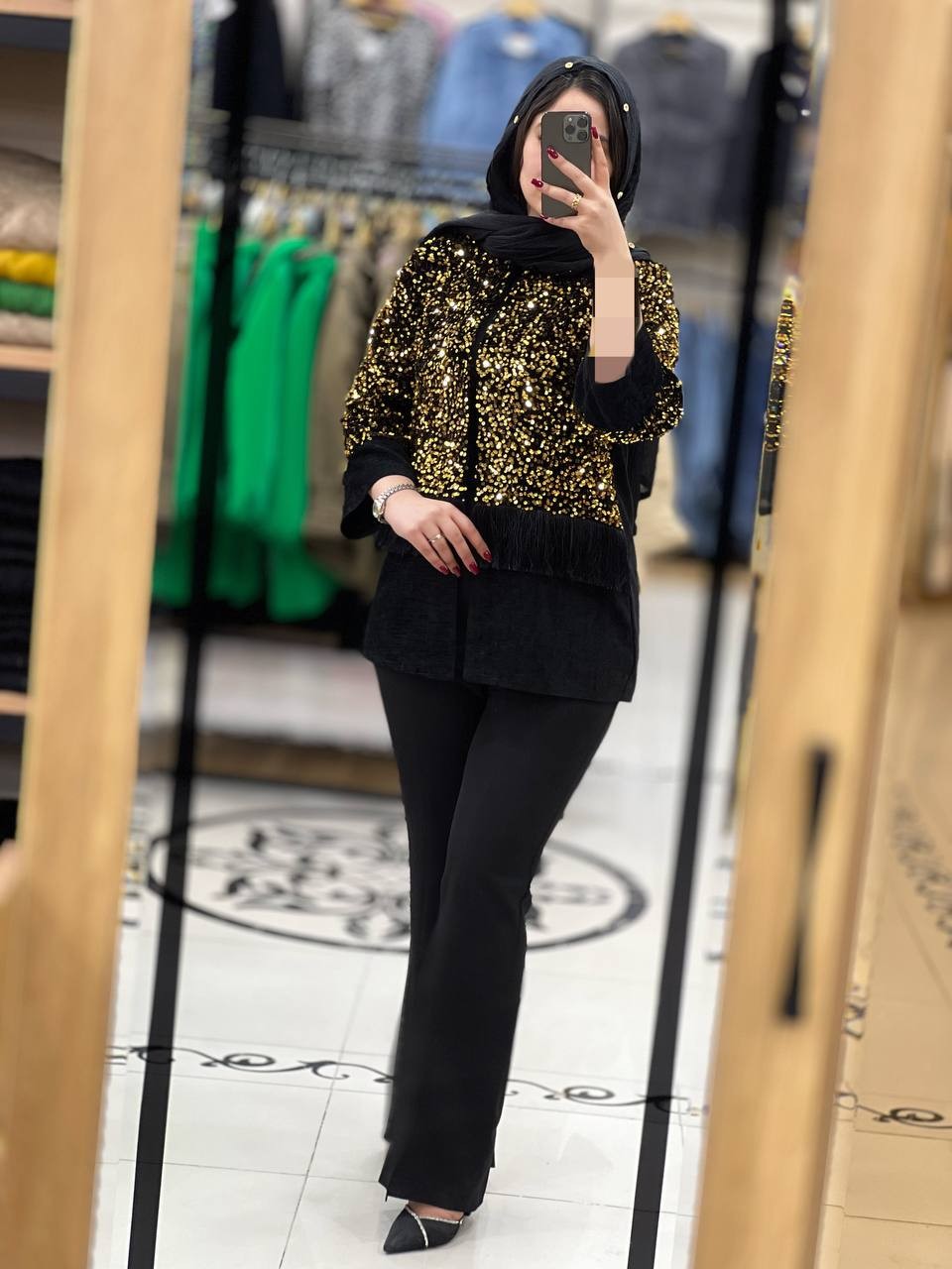 1098- مانتو مزونی آمیسا