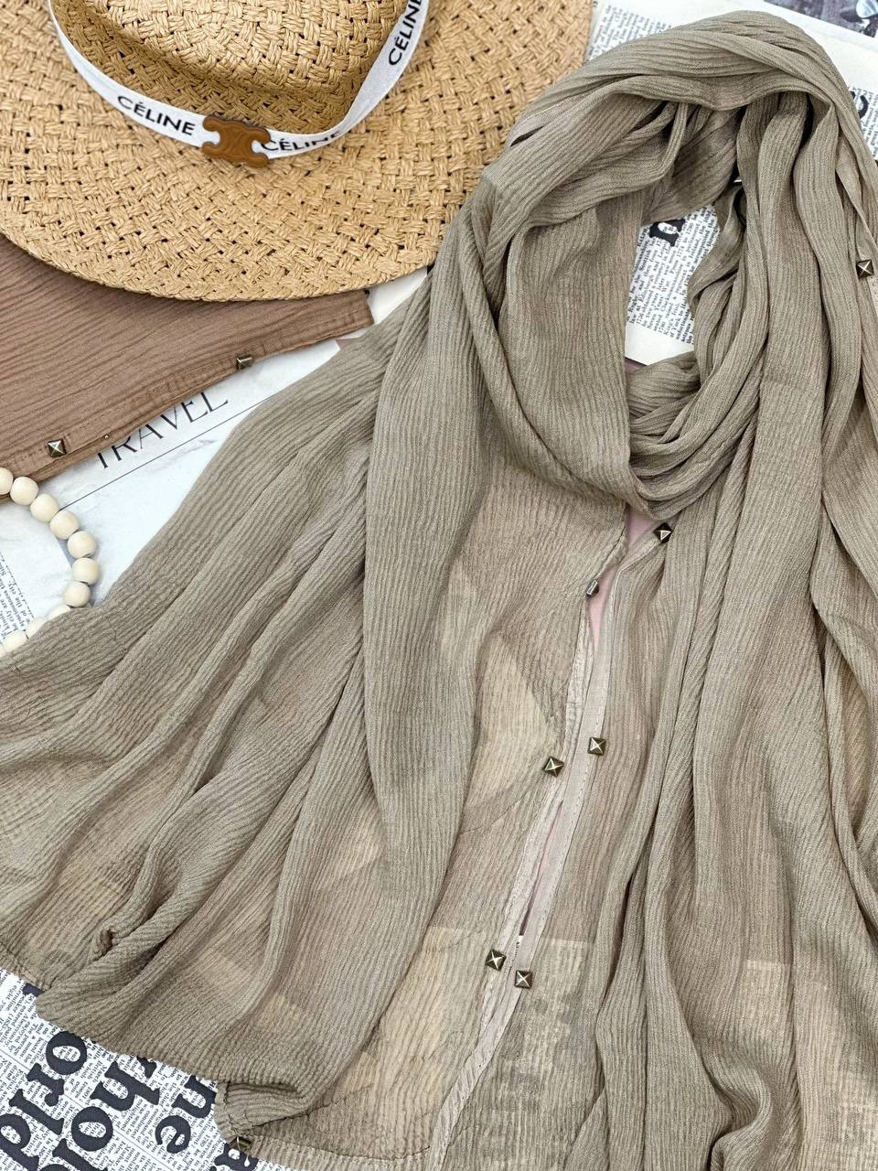 0217- شال پانچ نسکافه