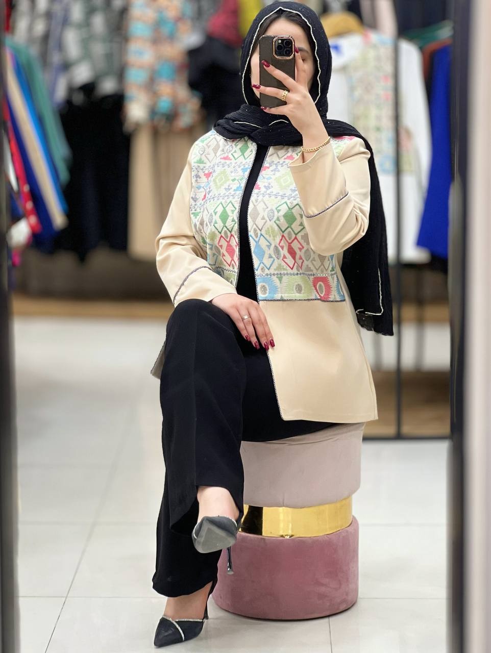 1101- کت سوزن دوزی محیا