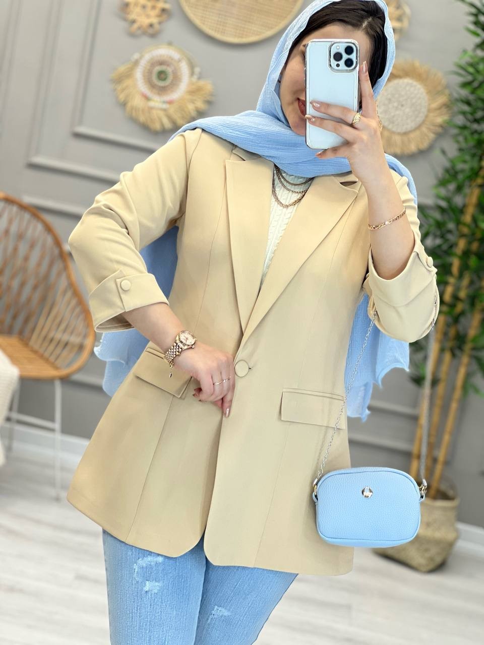 1104- کت مزونی موکا