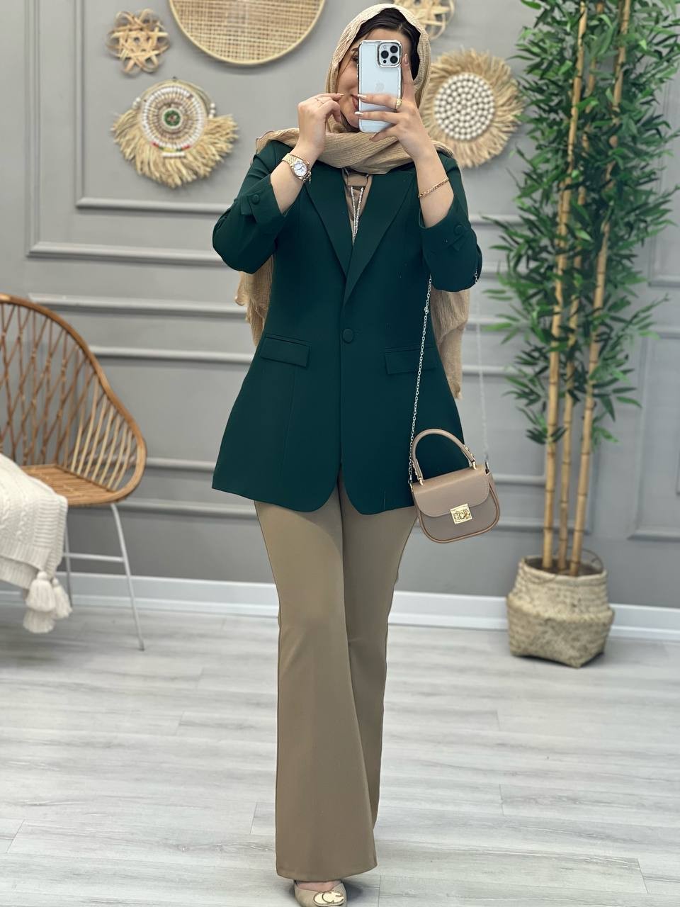 1104- کت مزونی موکا