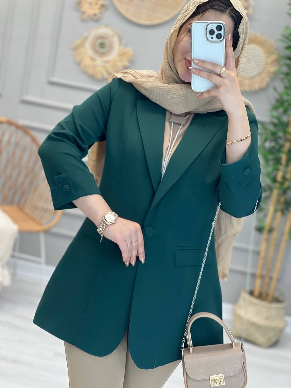 1104- کت مزونی موکا