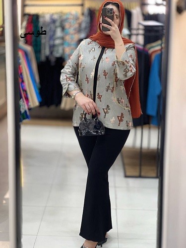 1114_ مانتو ژاکارد سما