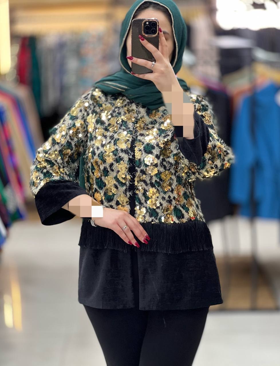 1113_ مانتو پولکی پریا