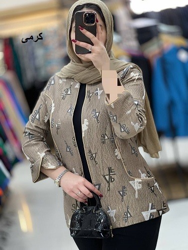 1114_ مانتو ژاکارد سما