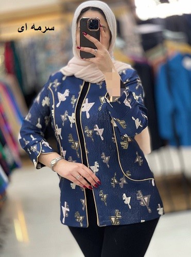 1114_ مانتو ژاکارد سما