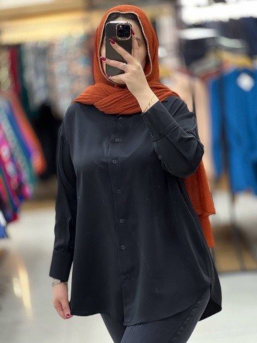 1117_ مانتو شومیزی کارن