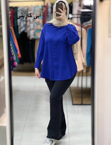 1117_ مانتو شومیزی کارن