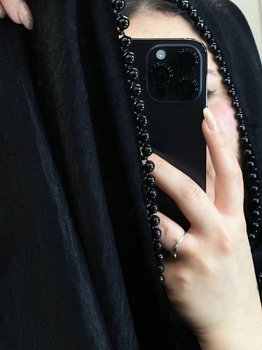 0216-شال مشکی پناه