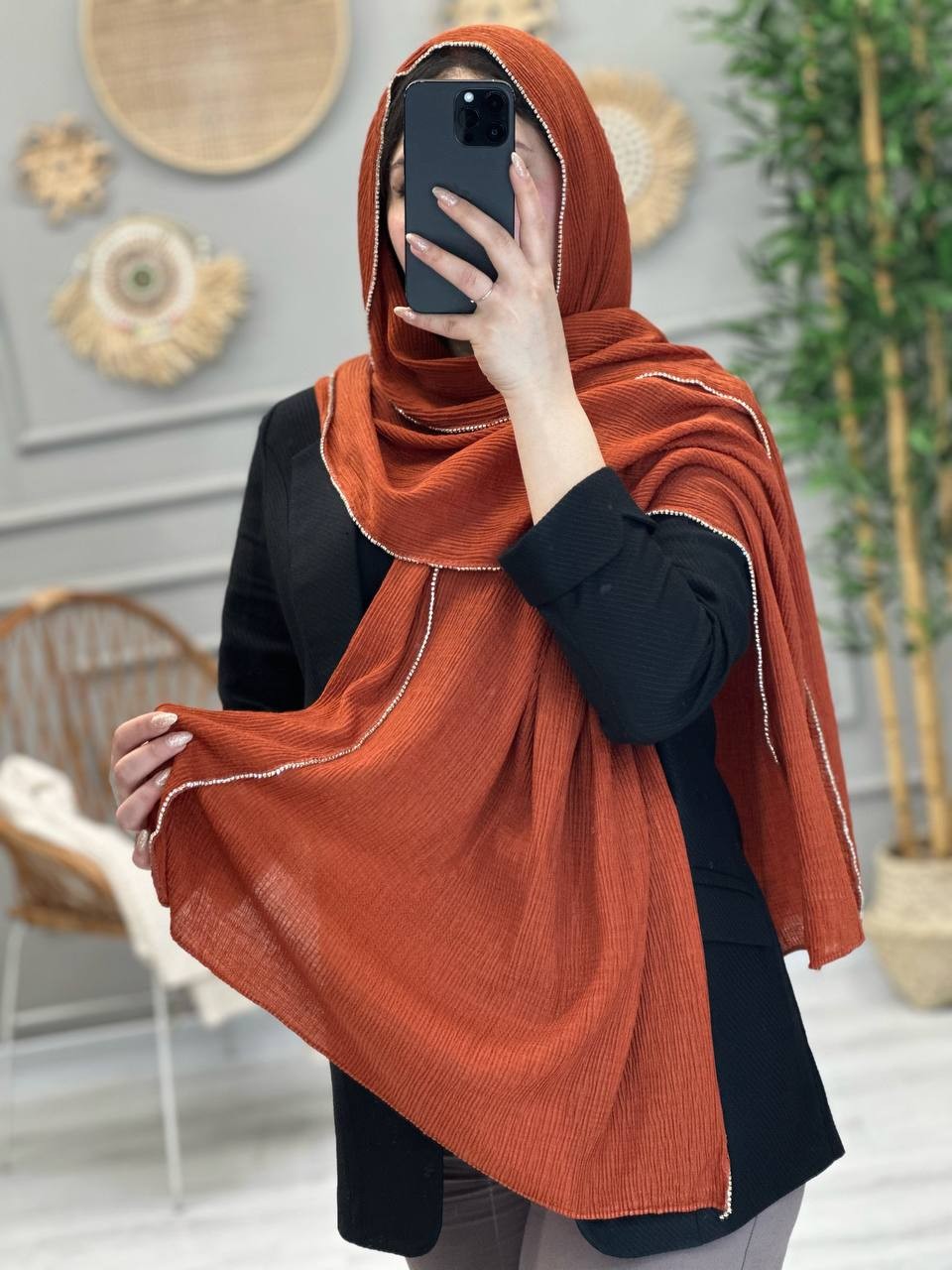 0220-شال مارشال رنگبندی