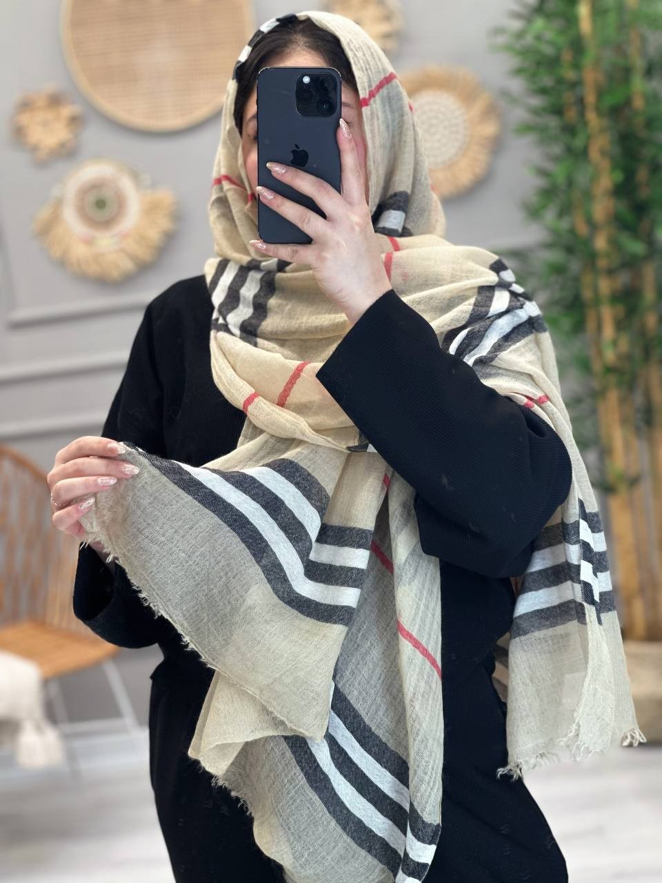 0219-شال باربری ترک