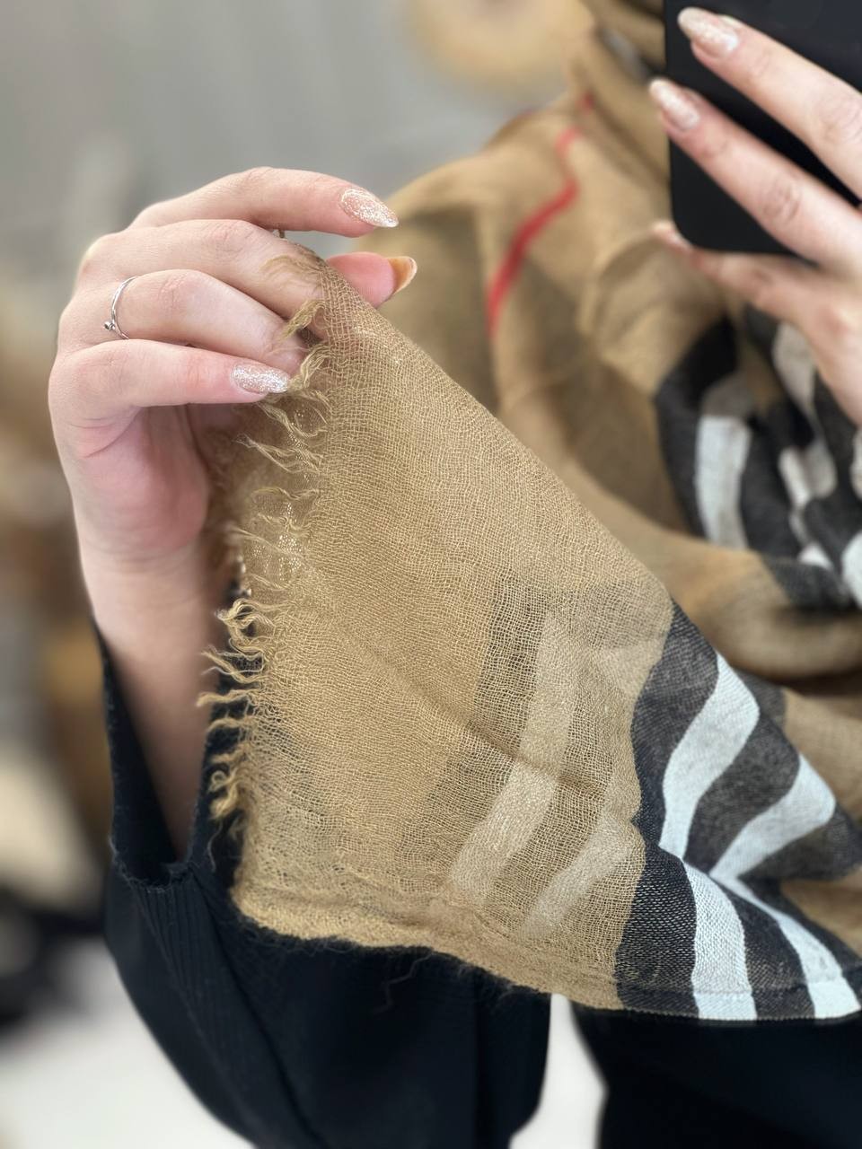 0219-شال باربری ترک