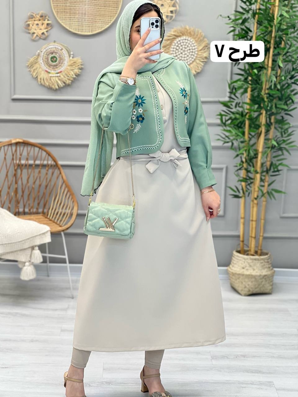 1123-کت و سارافون مزونی الی