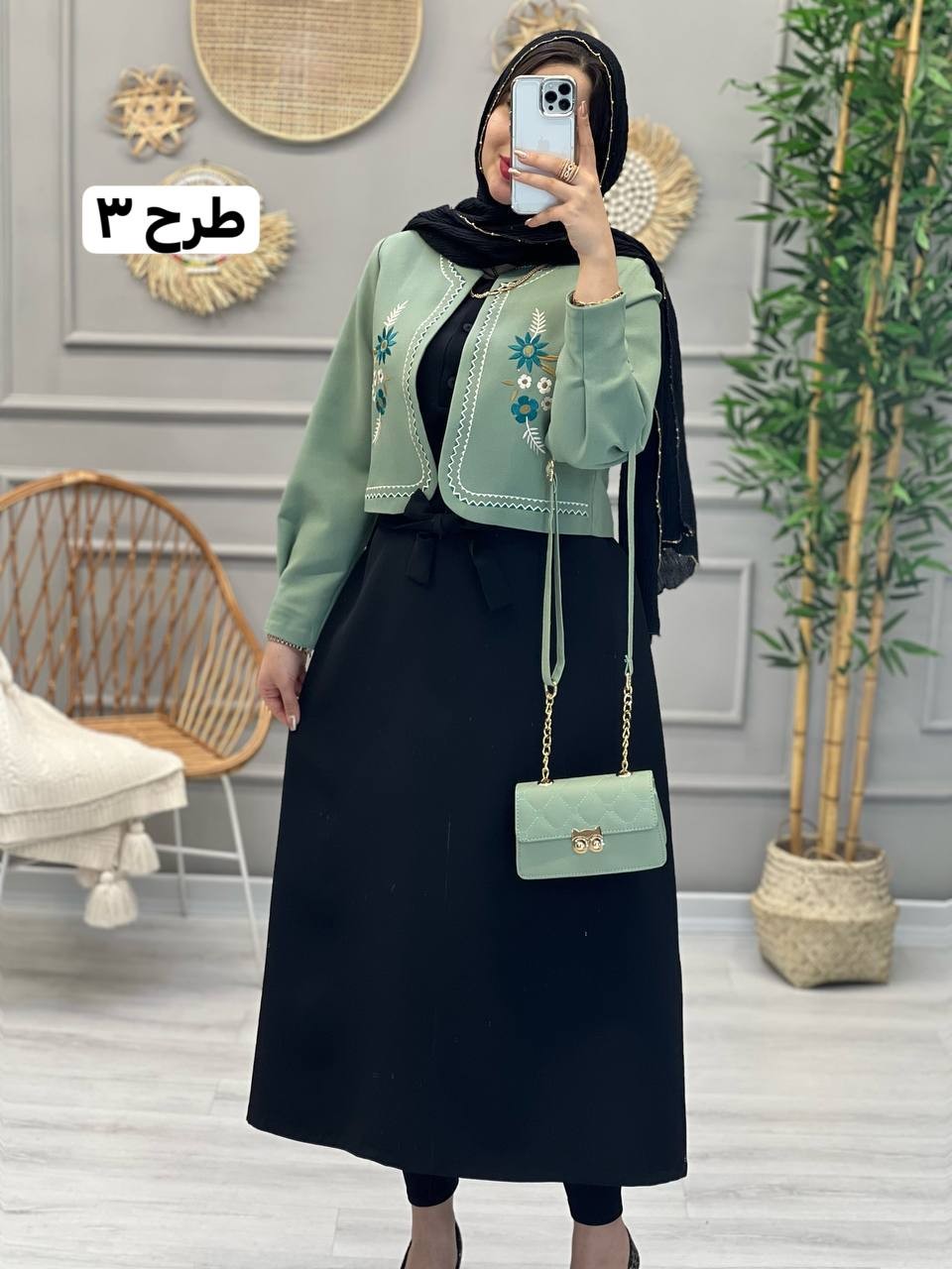 1123-کت و سارافون مزونی الی