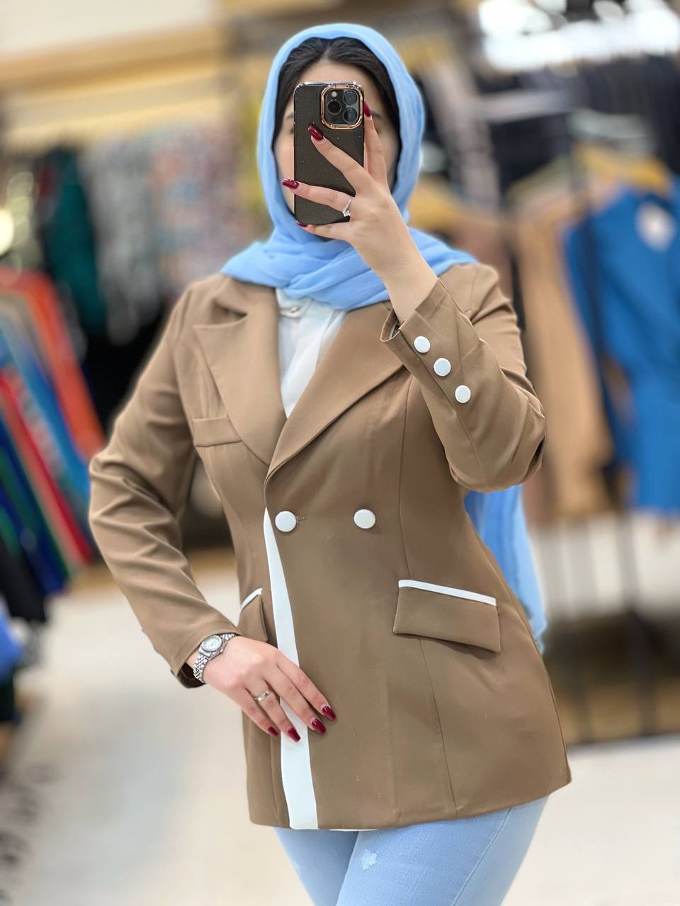 1126- کت مزونی تابان