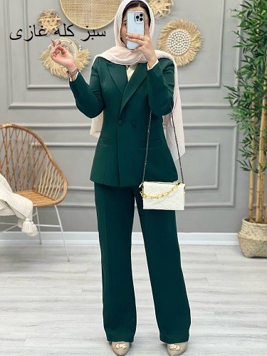 1077- کت و شلوار کاملیا