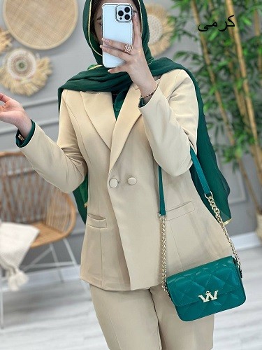 1077- کت و شلوار کاملیا