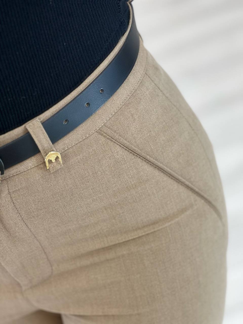 11111-شلوار بوت کات کاپوچینو