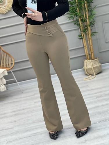 1121- شلوار کرپ دبل دونات