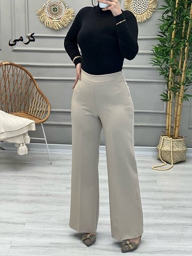 1109- شلوار بگ نسکافه